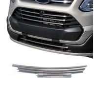 Moulure de Grille de Calandre Compatible avec Ford Transit Custom 2013-17, Garniture Baguette de Calandre en Acier Inoxydable Argent