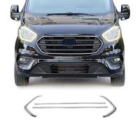 Moulure De Grille De Calandre Compatible avec Ford Transit Custom 2018-2023 Acier Inox 4Pcs