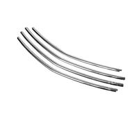Moulure de Grille de Calandre Compatible avec Opel Vivaro 2014-2019, Garniture Baguette de Calandre en Acier Inoxydable Argent
