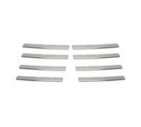 Moulure de Grille de Calandre Compatible avec VW T5 Transporter 2003-2010, Garniture Baguette de Calandre en Acier Inoxydable Argent