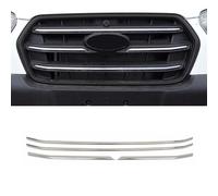 Moulure de Grille de Calandre pour Ford Transit 2018-2026 en Acier Chromé 4Pcs