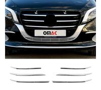 Moulure de Grille de Calandre pour Mercedes Vito W447 2024-2025 Acier 6Pcs