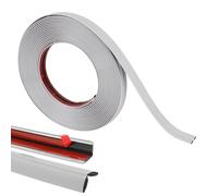 Moulure de Moulure à Décoller et Coller,10m Flexible Moulures Décoratives Autocollantes,3D Bande Décorative Miroir Moulures et Garnitures Murales Pour Mur,Meubles,Plafond,Plancher,Armoire