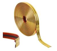 Moulure de Moulure à Décoller et Coller,10m Flexible Moulures Décoratives Autocollantes,3D Bande Décorative Miroir Moulures et Garnitures Murales Pour Mur,Meubles,Plafond,Plancher,Armoire