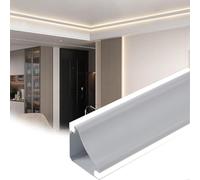 Moulure De Plafond En Aluminium Avec Diffuseur LED, Éclairage Indirect Pour Corniche Murale/plafond, Éclairage LED Double Face Pour Salon Et Maison(Neutral light,1m/3.3ft)