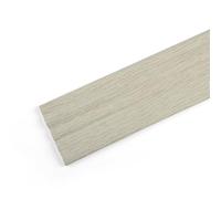 Moulure de plinthe flexible, 9,8/12,5 cm, 3 mètres/9,8 pi, moulure murale en caoutchouc autocollante, design autocollant (noir et or, largeur, cm)(Warm white oak,Width9.8cm)
