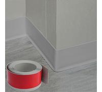 Moulure de Plinthe Flexible de 9,8 Pi, Garniture de Plinthe Autocollante, Garniture de Plinthe En Vinyle Autocollante, Mastic Et Bandes de Sol