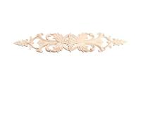 Moulure Decorative Bois 1 Applique De Meuble En Bois Sculpté, Décoration D'angle, Cadre Mural, Porte, Décalcomanie, Mariage For La Maison(51x10cm)