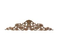 Moulure Decorative Bois Autocollant en bois sculpté for cadre d'angle, portes, meubles, sculpture sur, figurines décoratives, artisanat, longue applique, décoration(40cmX11cm)