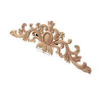 Moulure Decorative Bois Meubles décoratifs Bois Sculpture décalcomanie lit Long lit Blanc peihua comprimés Ornements Mini Vintage décor à la Maison (Color : 3)