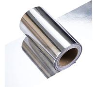 Moulure décorative, bordure murale autocollante en PVC, effet miroir argenté brossé, 10 à 60 cm x 5 m(Mirror Silver,10cm(W) X5m(L))