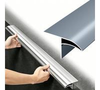 Moulure Décorative De Bord De Mur, Bande Anti-goutte, Profil De Déviateur | Empêche le ruissellement des eaux de pluie, facile à couper et à installer, for la protection(Gray 1m,40mm)