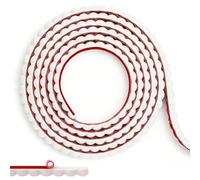 Moulure décorative flexible autocollante en PVC 3M - Bandes décoratives - Plan de travail de cuisine - Moulures murales en silicone pour mur, carrelage et bords d'armoire - 10 mm