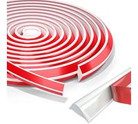 Moulure décorative flexible autocollante pour plafond, triangle en TPE, pour plan de travail de cuisine, pour bords muraux, bords de carrelage, 12 mm x 9 mm, 3 m