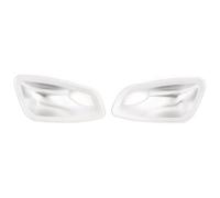 Moulure décorative Pour B&MW E90 Pour Série 3 2005-2012 Autocollants Garniture Couvercle Cuvette Poignée Porte Intérieure Voiture(Silver 2pcs)
