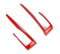 Moulure décorative Pour Civic 10th 2016 2017 2018 2 Pièces Panneau Commande Central Voiture Garniture Couvercle Changement Vitesse Automatique(rouge)