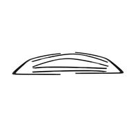 Moulure Décorative Pour Joint De Vitre Extérieure, Pour A5 S5 RS5 Coupé 2 Portes 2017-2024 Joints De Vitres De Voiture
