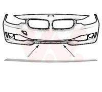 Moulure Décorative / Protectrice, Grille De Radiateur 0670485 VAN WEZEL Pour BMW