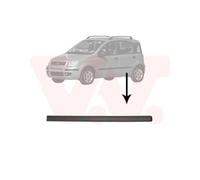 VAN WEZEL 1709425 Baguette et bande protectrice porte arrière gauche gris Compatible avec FIAT Panda II 5 portes 169 PANDA Van 169