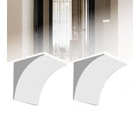 Moulure d'ouverture porte incurvée,bricolage préfabriqué,for décoration | Kit d'arc de porte de cadre de porte, équipement d'arc de porte préfabriqué for couloir(35CM/13.77inch)
