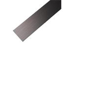 Moulure en Acier Inoxydable Autocollante Rouleau 5 M Ruban Adhésif Décoratif En Acier Inoxydable, Lignes Plates, Argent, Titane, Or, For Bordure Plafond(1cm black,10m(2 roll))