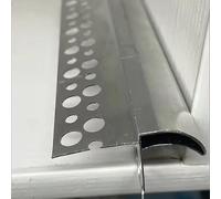 Moulure en aluminium pour avant-toit, empêche le reflux de l'eau de pluie, bande de protection des bords coupables pour murs extérieurs (5 m)