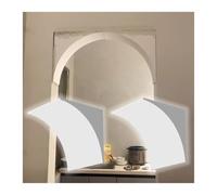 Moulure en demi-cercle pour encadrement de porte, Kit de garniture d’arc en mousse, 2 pièces, plusieurs tailles, arc porte intérieur demi-cercle, bricolage(47x47x47cm)