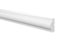 Moulure en Stuc Professionnel Dur Blanc Lisse Marbet 11x23mm E-27-2360124, 30 Meter / 15 Faire