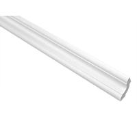 Moulure en Stuc Professionnel Dur Blanc Lisse Marbet 29x29mm E-24 - blanc, 20 Mètres / 10 Plinthes