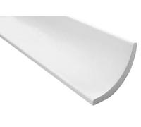 Moulure en Stuc Professionnel Dur Blanc Lisse Marbet 75x75mm E-13 - blanc, 20 Meter / 10 Faire
