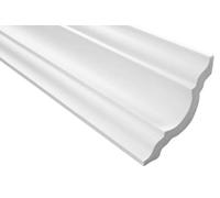 Moulure en Stuc Professionnel Dur Blanc Lisse Marbet 80x80mm E-15 - blanc, 20 Meter / 10 Faire
