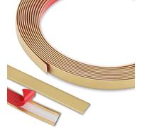 Moulure flexible et garniture de plancher | Conception peler et coller | Plafond, mur, miroir, coin, armoire, armoire et garniture automatique, 5 m x 1 cm