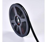 Moulure flexible quart de rond auto-adhésive,Bande de calfeutrage imperméable à l'eau,à coller et à décoller Pour les coins de murs,les plafonds,les armoires,les cadres de portes de fenêtres(Noir)