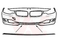 Moulure inferieur de grille sport dans pare-chocs en noir brillant pour Bmw Serie 3 depuis mars 2012