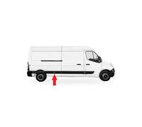 Moulure latérale centrale arrière droite noire long Renault Master 3 depuis 2010 - 768F30003R / 93197648 / 4419552 / 82872-00Q0E