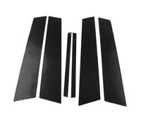 Moulure Montant B/C Compatible Avec Alfa Pour Romeo Pour Giulia 2017 2018 2019 2020 2021 6 Pièces Garniture Couverture Pilier B Fenêtre Porte Extérieure Voiture Couleur Fibre Carbone