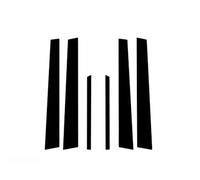 Moulure Montant B/C Compatible Avec Civic La Berline 2001 2002 2003 2004 2005 Autocollant Décoratif Pour Vitres Voiture Noir Brillant Décoration Extérieure