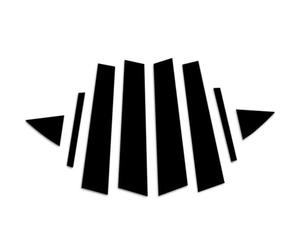 Moulure Montant B/C Compatible Avec Hyundai Pour Elantra 2017 2018 2019 2020 Garniture De Porte Latérale Moulure De Fenêtre Décoration Noir Brillant