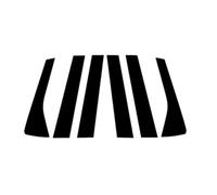 Moulure Montant B/C Compatible Avec Hyundai Pour Palisade 2020 2021 2022 2023 2024 Autocollant De Porte Noir Brillant Pour Garniture De Fenêtre