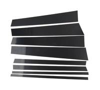 Moulure Montant B/C Compatible Avec Pilot Pour Ridgeline 2016 2017 2018 2019 2020 2021 2022 Autocollant Décoration Extérieure Pilier Porte Fenêtre(Black)