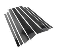 Moulure Montant B/C Compatible Avec X5 E70 2007 2008 2009 2010 2011 2012 2013 Ensemble 8 Pièces Garnitures Porte Piliers Panneau Couverture Noir Décoration Extérieure Autocollant