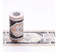 Moulure Murale 10 M/Roll auto-adhésif étanche taille lignes papier peint salle de bain plinthe ligne décor couloir sol frontières autocollant(3)