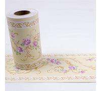 Moulure Murale 10 M/Roll auto-adhésif étanche taille lignes papier peint salle de bain plinthe ligne décor couloir sol frontières autocollant(27)