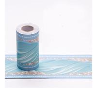 Moulure Murale 10 M/Roll auto-adhésif étanche taille lignes papier peint salle de bain plinthe ligne décor couloir sol frontières autocollant(14)