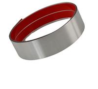 Moulure Murale Acier Inoxydable, Plaque Protection Acier Inoxydable,Autocollante,Garniture Moulure Plinthe For Mur,Porte,Placard Cuisine,Embout Lave-vaisselle-Protection Anti-rayures(Brushed Silver)