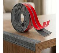 Moulure Murale Adhésive 3m x 40mm Flexible, Cornière PVC Plinthe Souple Autoadhésive, Baguette de Finition et Protection Angle Mur Étanche pour Cuisine, Salle de Bain, Fenêtre