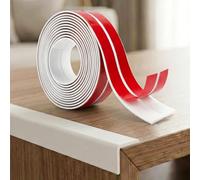 Moulure Murale Adhésive 3m x 40mm Flexible, Cornière PVC Plinthe Souple Autoadhésive, Baguette de Finition et Protection Angle Mur Étanche pour Cuisine, Salle de Bain, Fenêtre