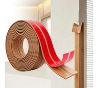 Moulure Murale Adhésive 3m x 40mm Flexible PVC | Cornière PVC Plinthe Souple Autoadhésive, Protection Angle Mur Étanche pour Cuisine, Salle de Bain, Fenêtre