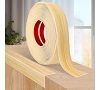 Moulure murale adhesive plinthe souple moulure decorative corniere PVC baguette de finition protection angle mural (4cm×3m, Grain de bois original)
