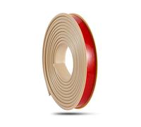 Moulure Murale Autocollante Flexible de 2 M Bordure En C pour Étiquetage Armoire Contreplaqué Table Protection Des Bords (2 M - Beige 36 mm)